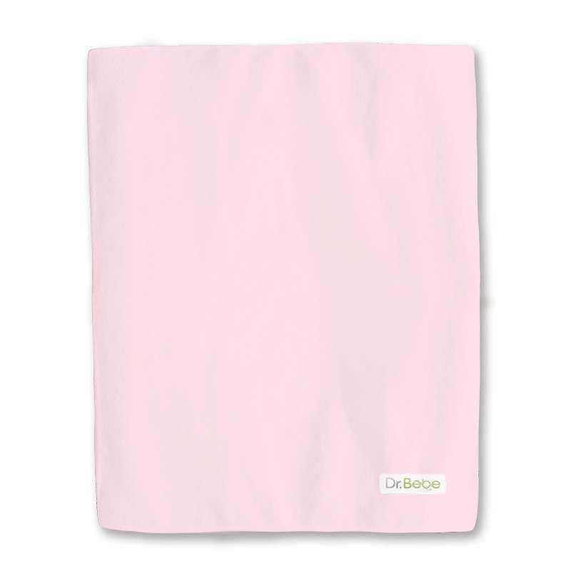 Dr. Bebe - Blanket Basic Soft - Pink 85x125 Solid - 1
