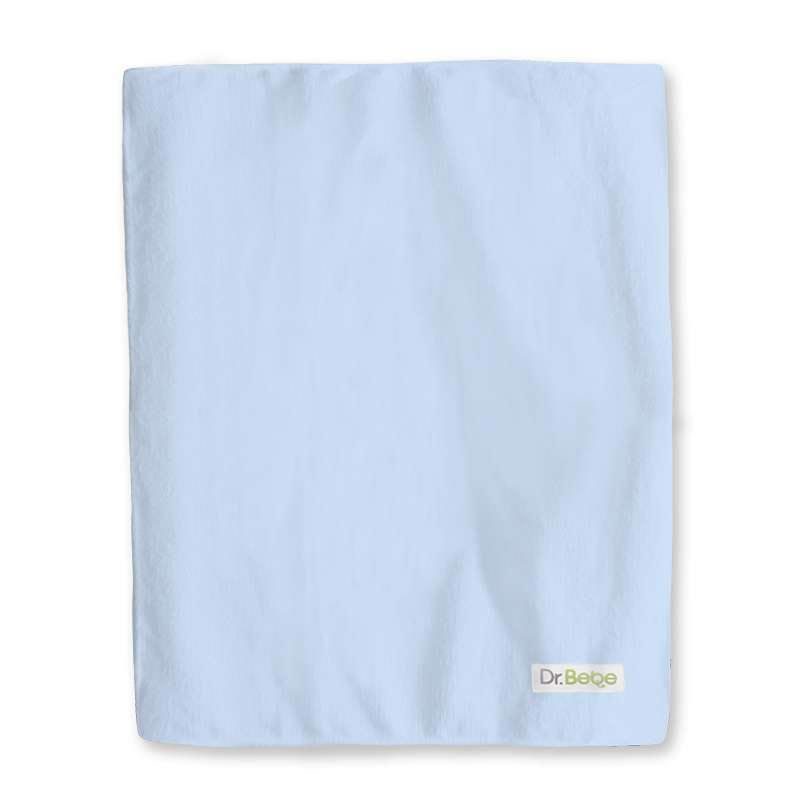 Dr. Bebe - Blanket Basic Soft - Blue 85x125 Solid - 1