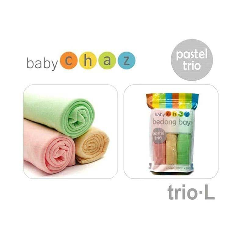 Baby Chaz Pastel Trio Set PL Bedong Bayi - 1