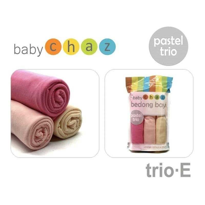 Baby Chaz Pastel Trio Set PE Bedong Bayi - 1