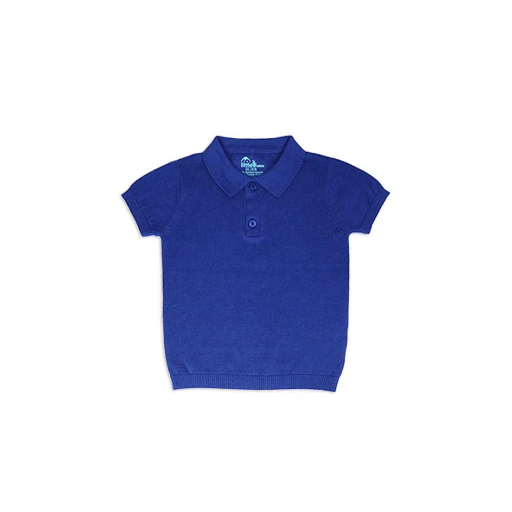 Little Bubba - Oliver Knit Shirt MidnightBlue 6-12M - 1