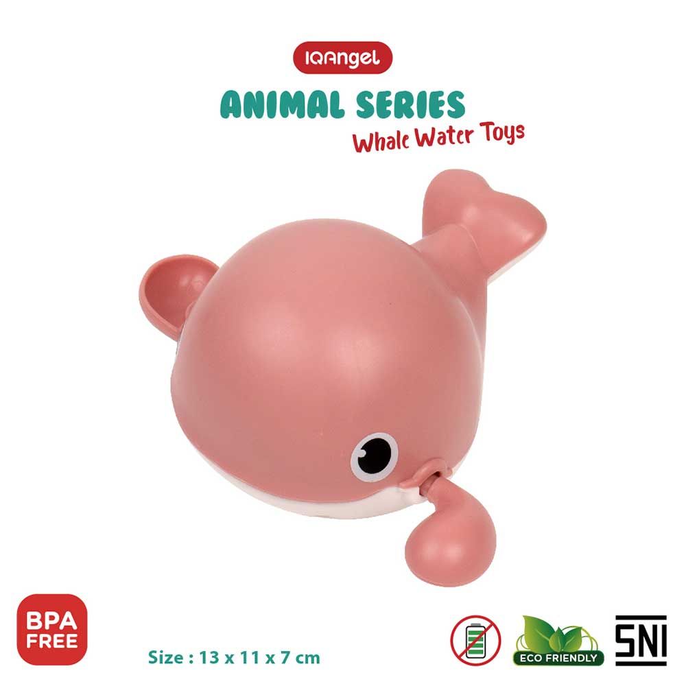 IQ Angel Whale Water Toys Pink - Mainan Air - 1