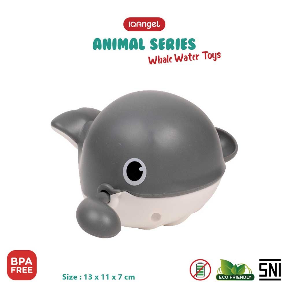 IQ Angel Whale Water Toys Grey - Mainan Air - 1