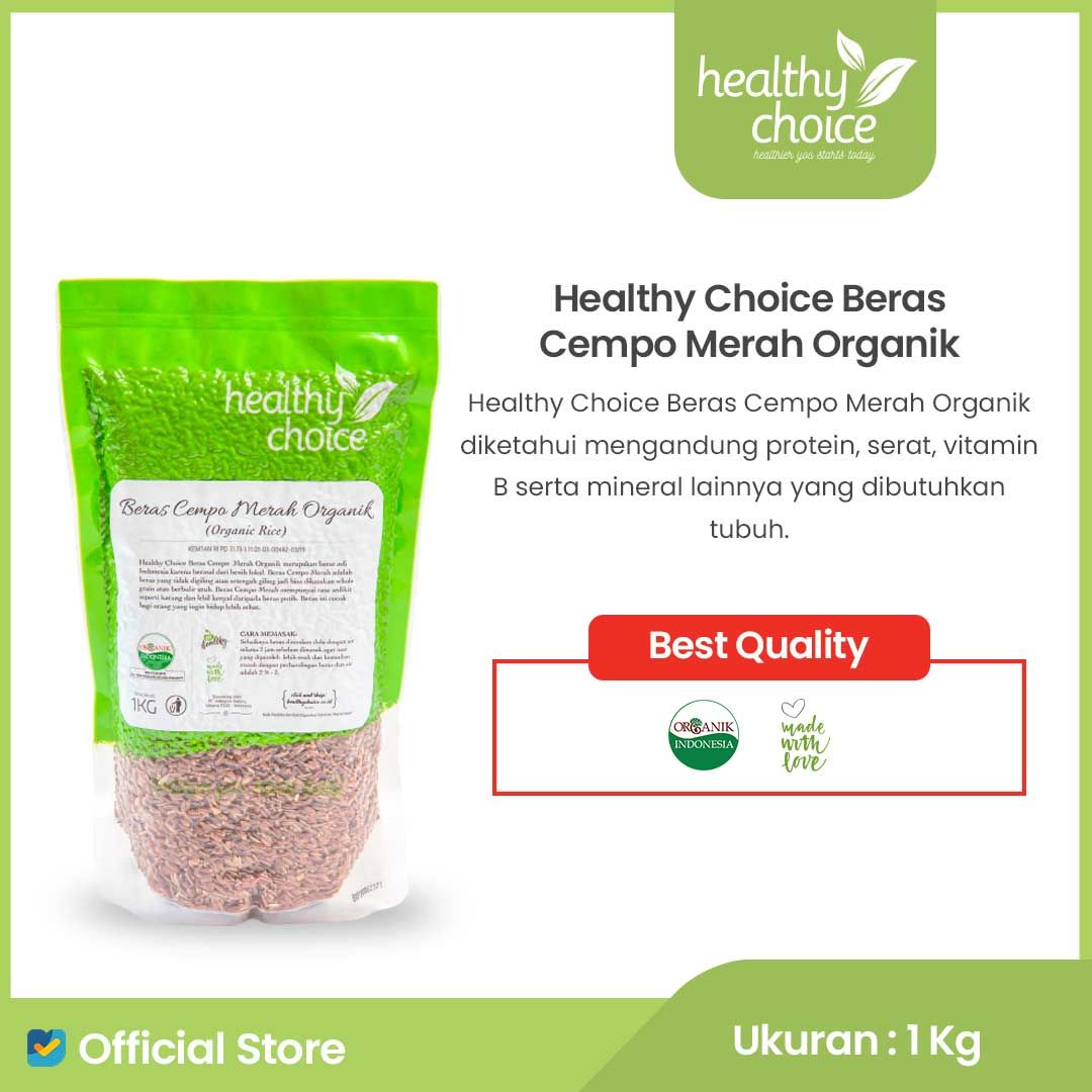 Healthy Choice Beras Cempo Merah Organik 1 kg - 1