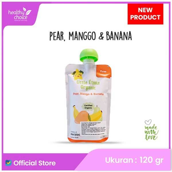 Little Etoile Organic Pear Mango & Banana 120gr - 1