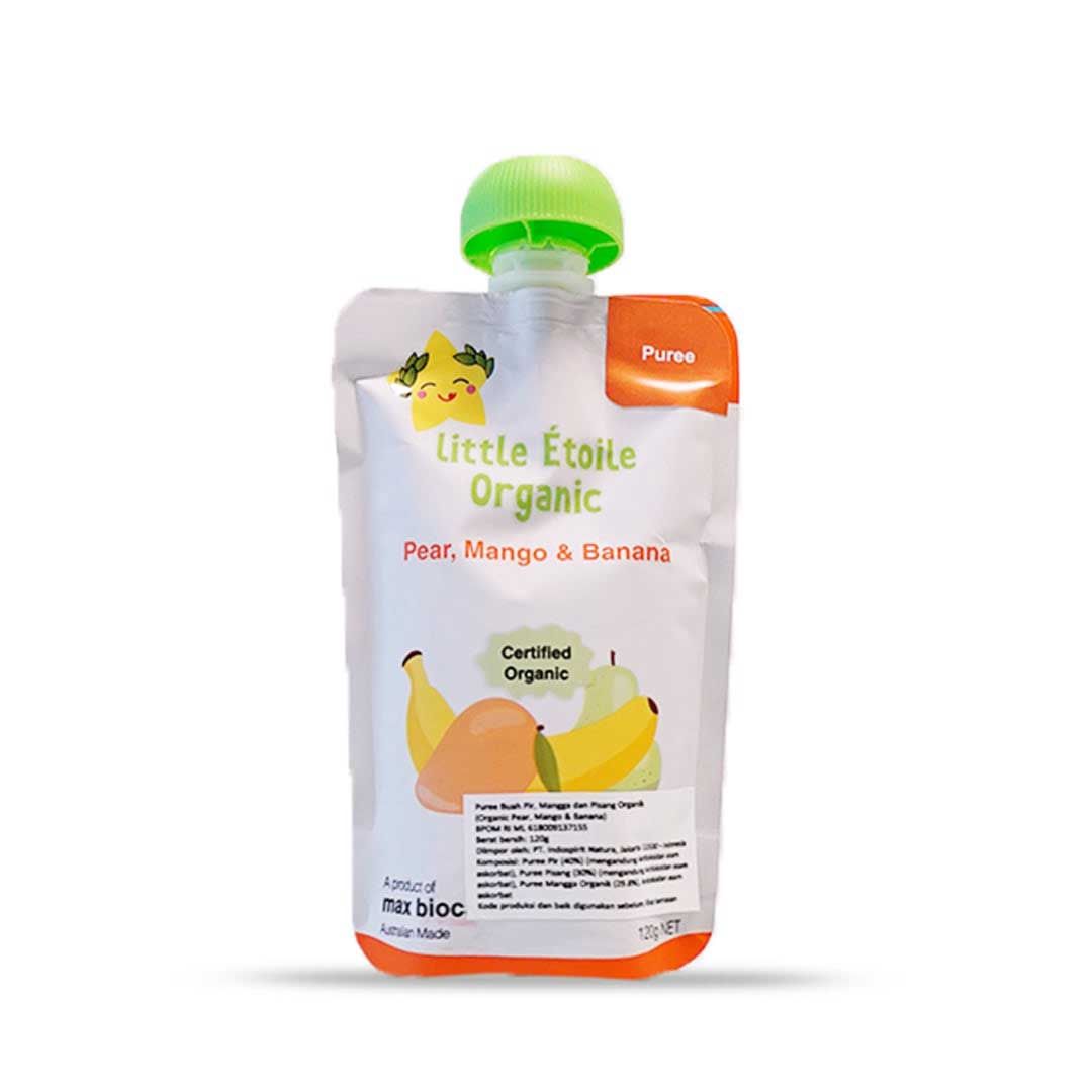 Little Etoile Organic Pear Mango & Banana 120gr - 2