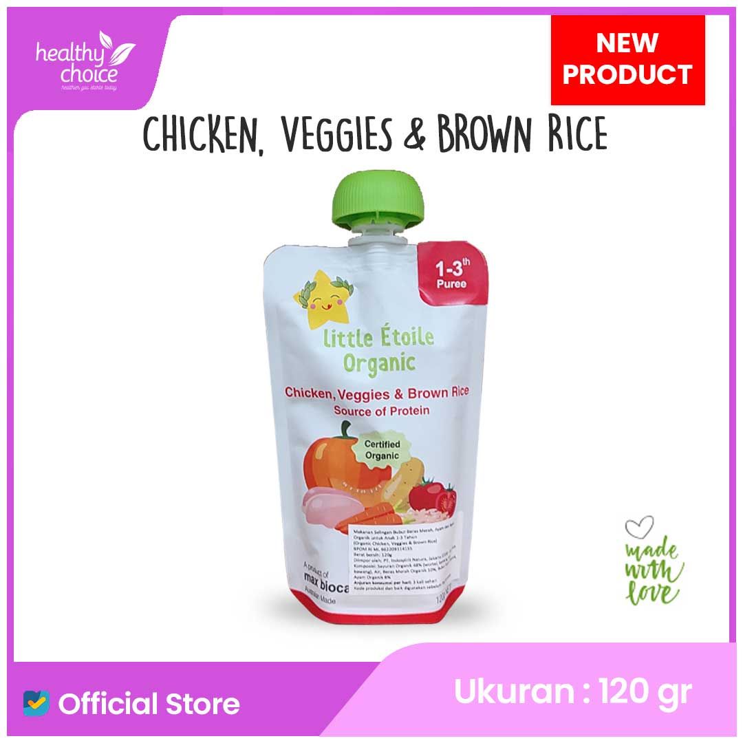 Little Etoile Organic Chiken, Veggies & Brown Rice - 1