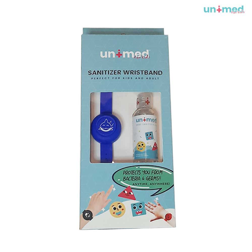 Unimed Kids Sanitizer Wristband Blue Shark - 2