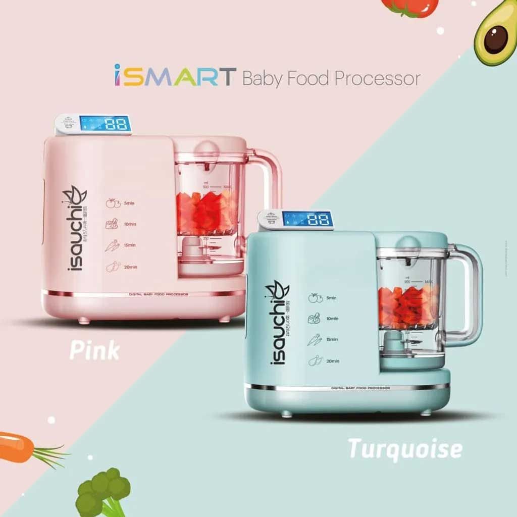Isauchi - Ismart Baby Food Processor Pink - 3
