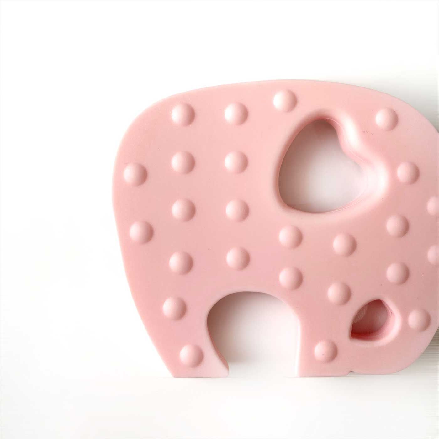 Brightchewelry - Elephant Teether - Pink - 2