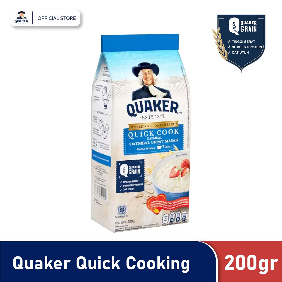 Quaker Quick Cooking Oatmeal 200 Gr - 2