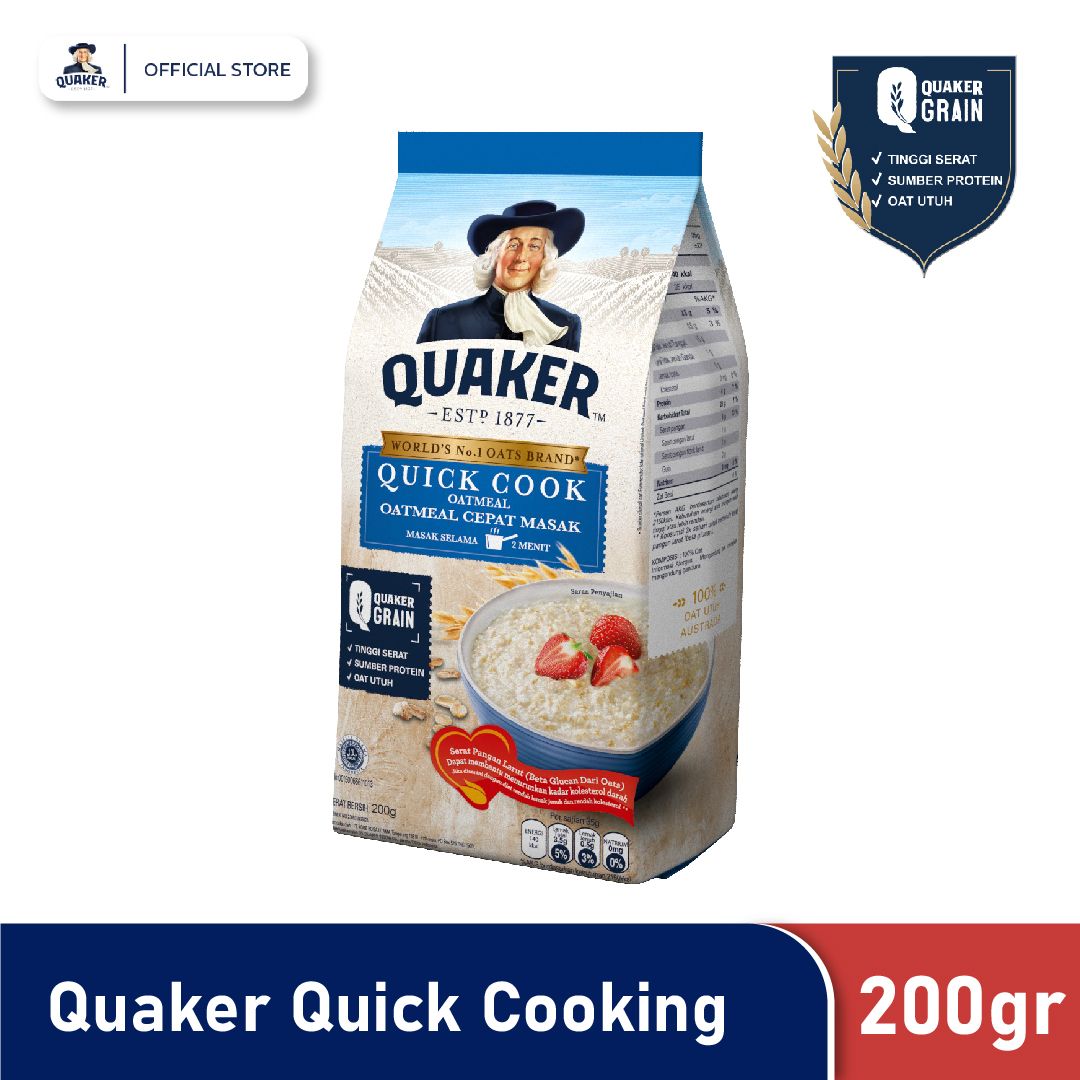 Quaker Quick Cooking Oatmeal 200 Gr - 3