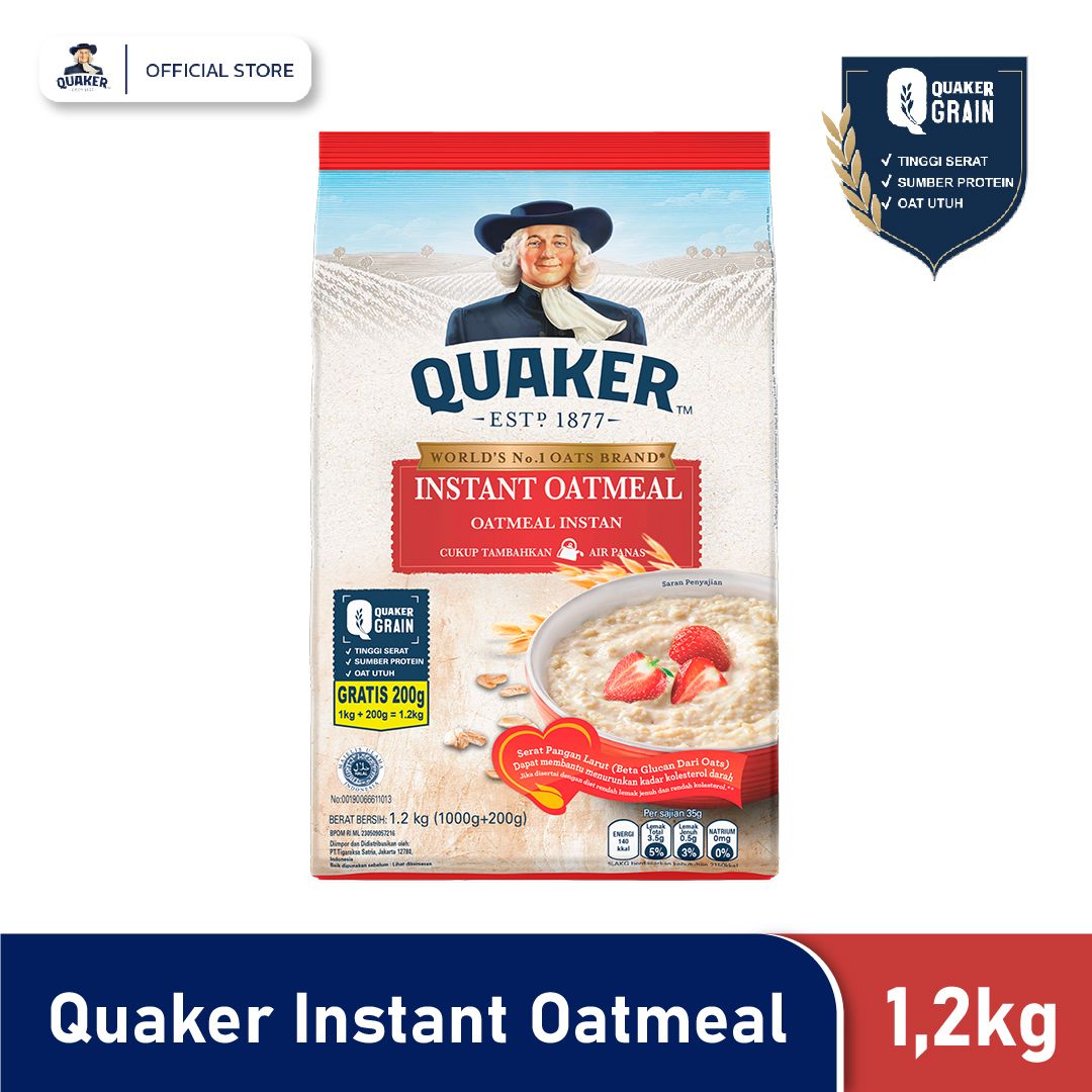 Quaker Instant Oatmeal 1.2 Kg - 1