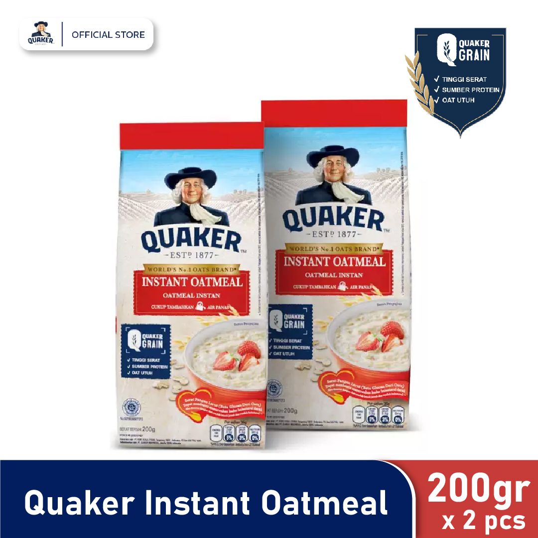Quaker Instant Oatmeal 200 Gr - Twin Pack - 1