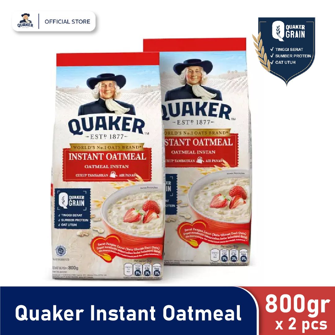 Quaker Instant Oatmeal 800 Gr - Twin Pack - 1