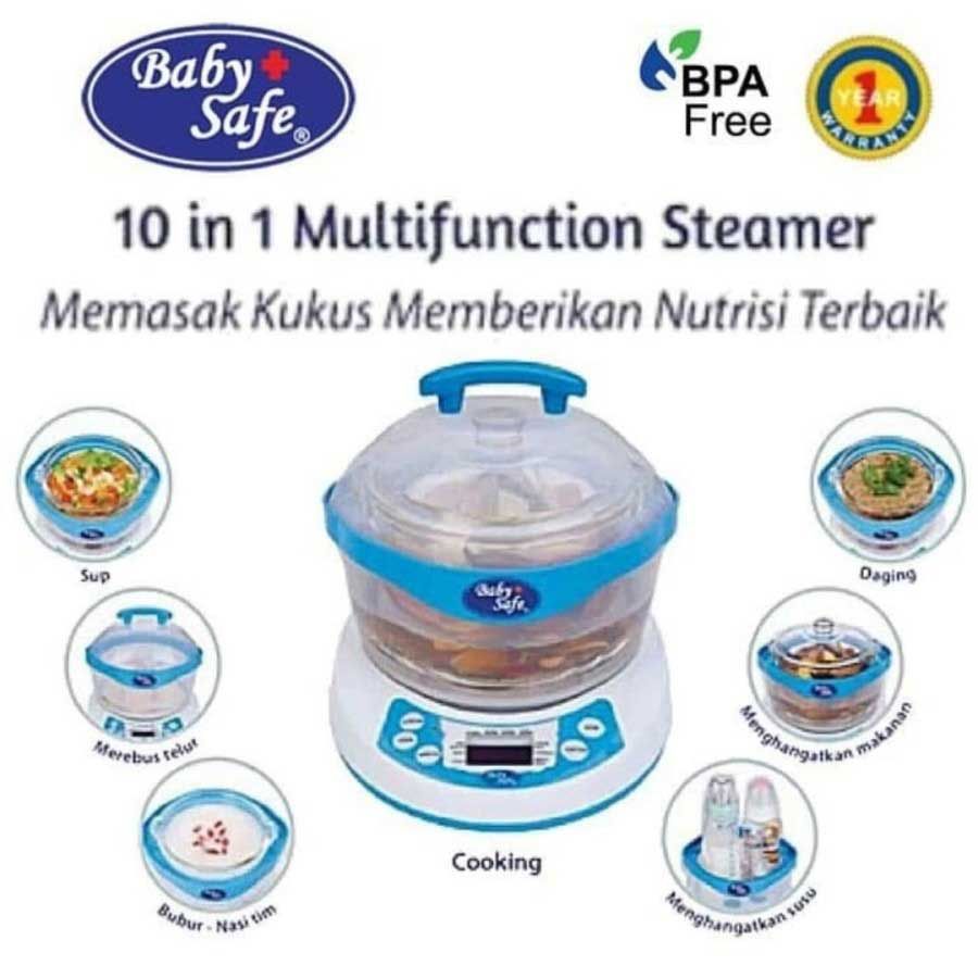 Baby Safe 10in1 Multifunction Steamer - 1
