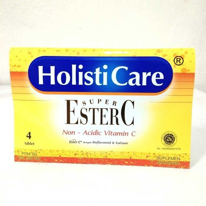 Holisticare Ester C Vitamin C - Strip 4 Tablet - 1