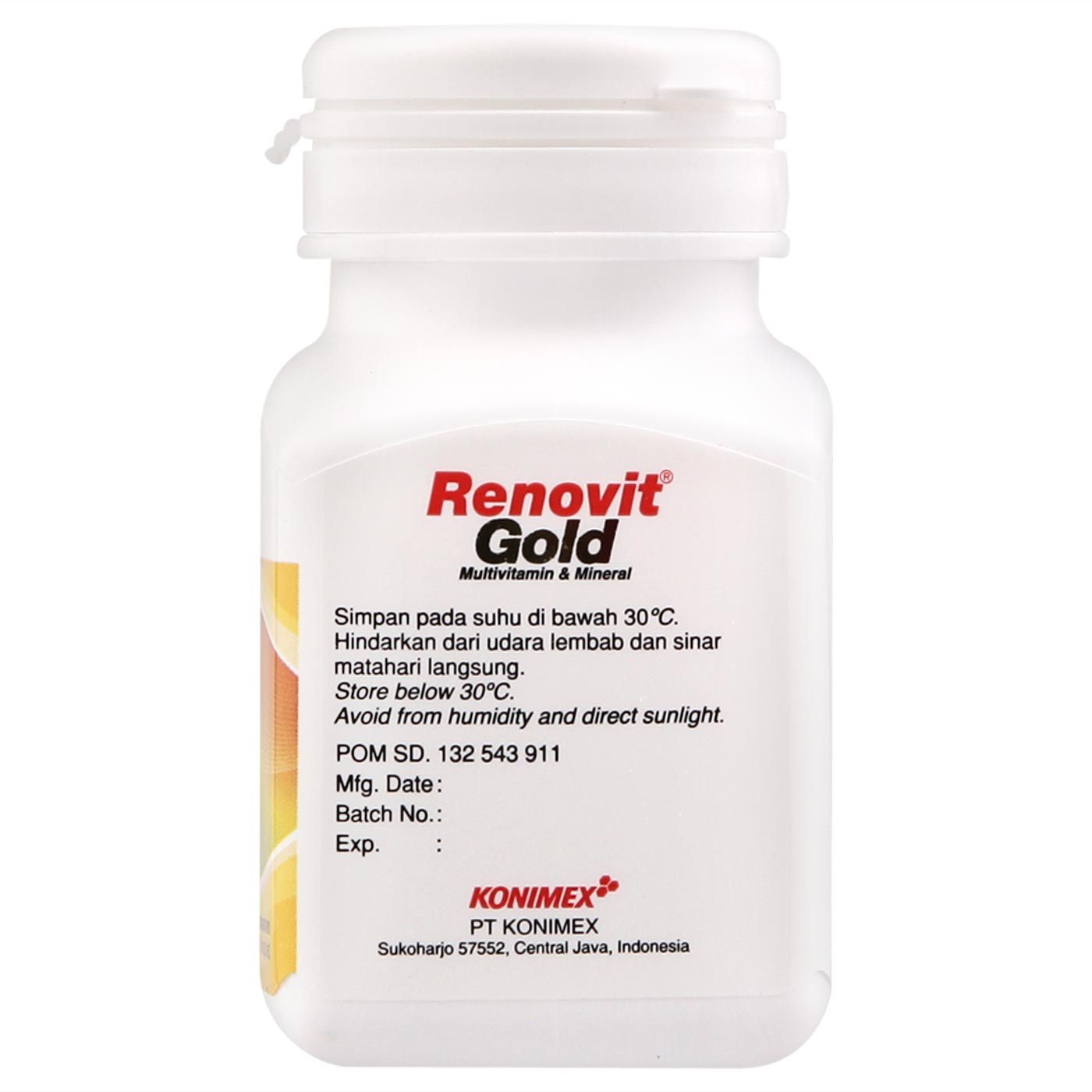 Renovit Gold Multivitamin & Mineral 30's - 5