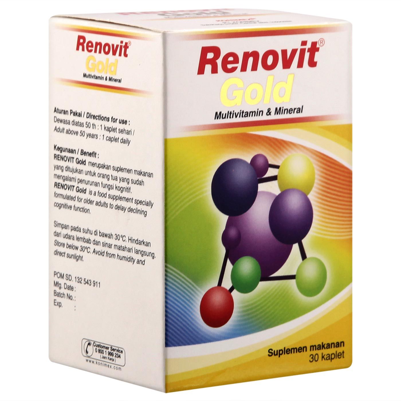Renovit Gold Multivitamin & Mineral 30's - 7