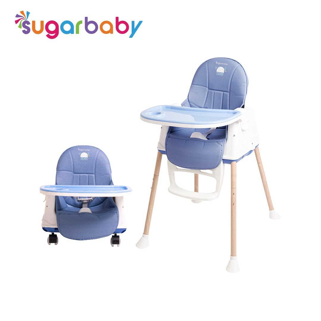 Sugarbaby My Chair (Baby Booster & High Chair) : 6 Growing Stages - Blue Sea - 1