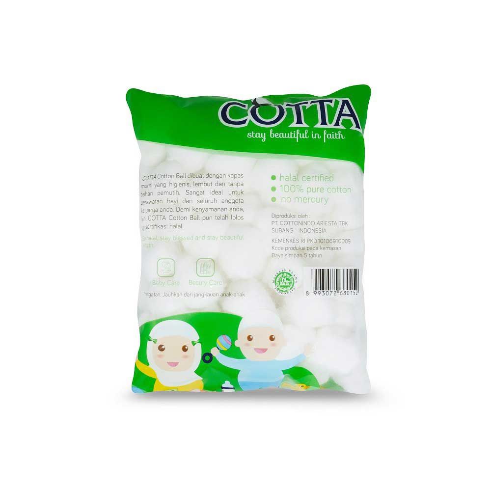 Cotta Baby Cotton Ball Halal 100 Pcs (50g) - 1