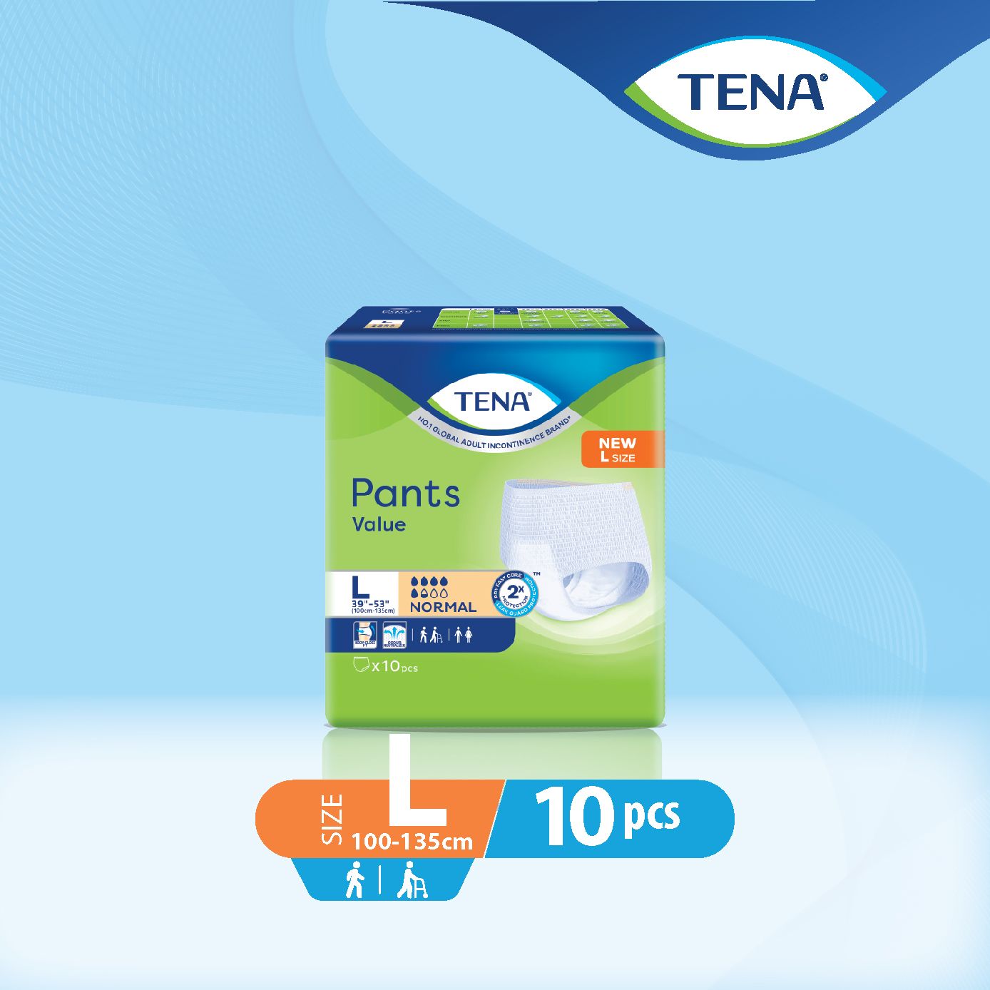 TENA Pants Value L 10s - 1