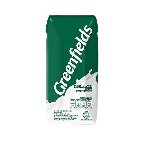 Greenfields Susu UHT Full Cream (Per Dus) - 125ml - 1