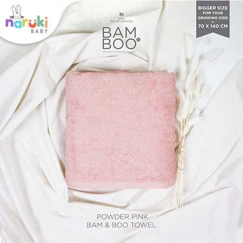 Little Palmerhaus Bamboo Towel Kids - Powder Pink - 1