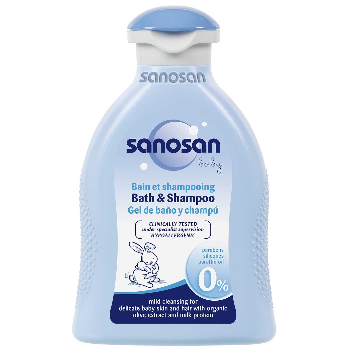 Sanosan Bath & Shampoo 200ml - 1