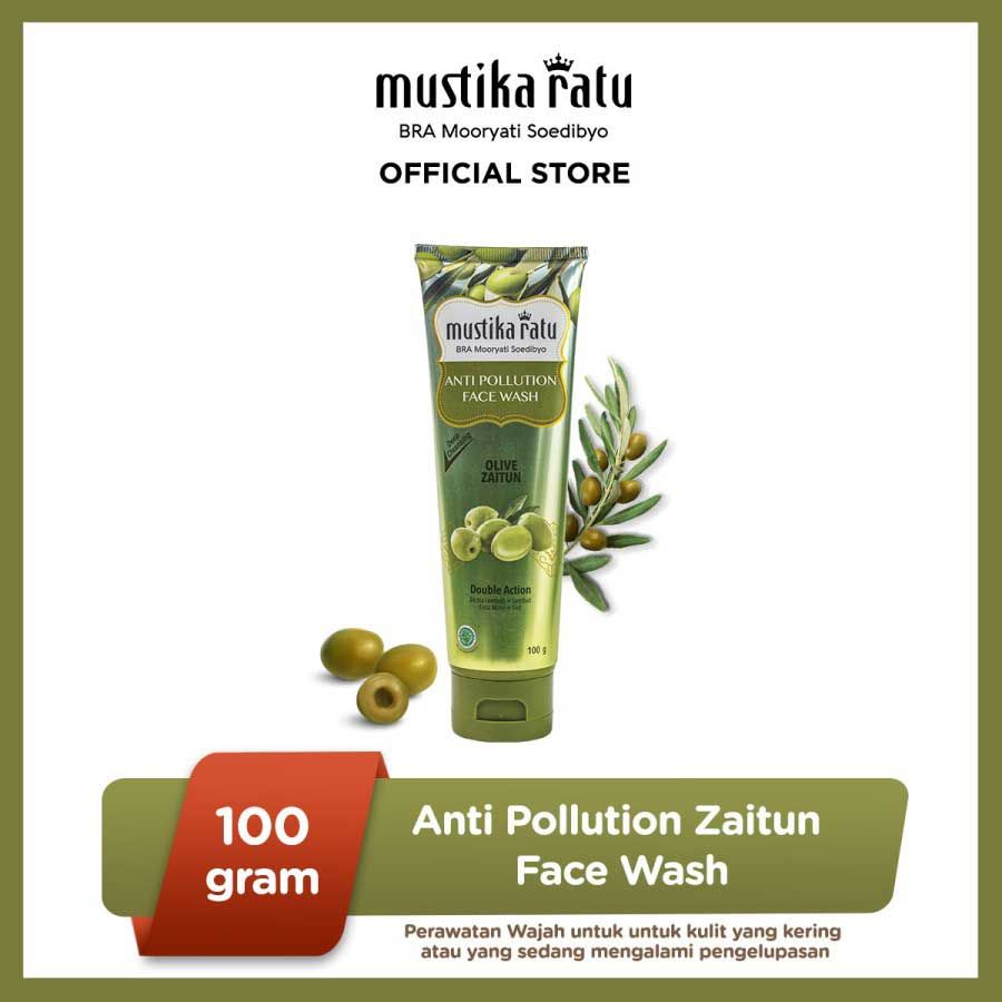 Mustika Ratu Face Wash Olive Zaitun Mr 100gr - 1