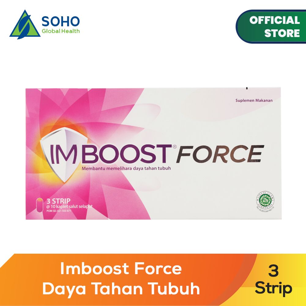 Imboost Force Suplemen Daya Tahan Tubuh  - 3 Strip 10 @Tablet - 1