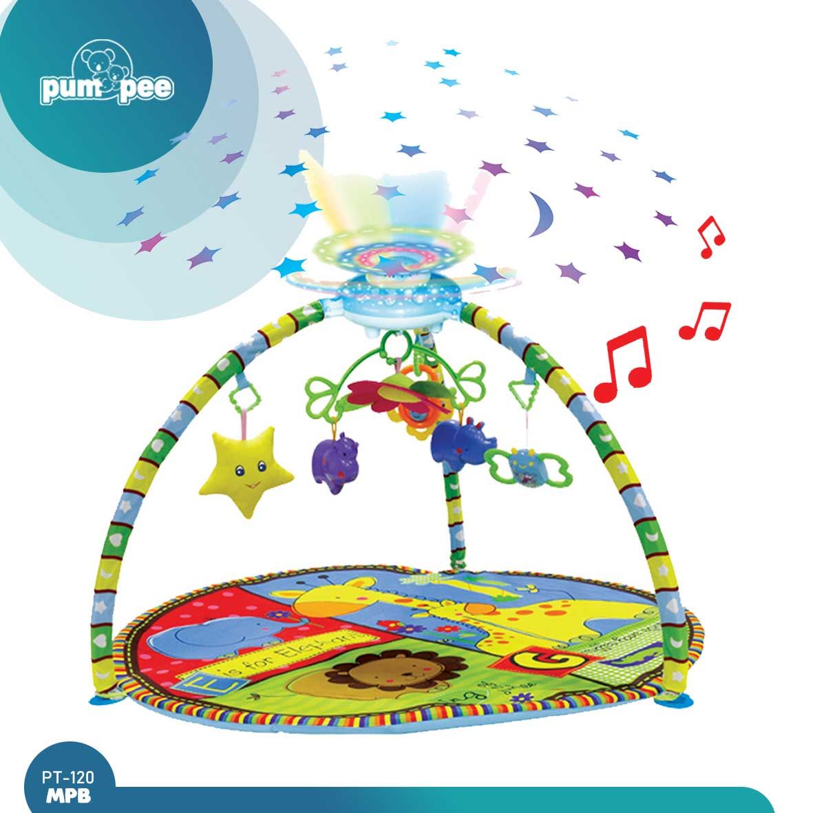 Pumpee Projector with Music Baby Playmat - Printed | PT-120MPB - 1