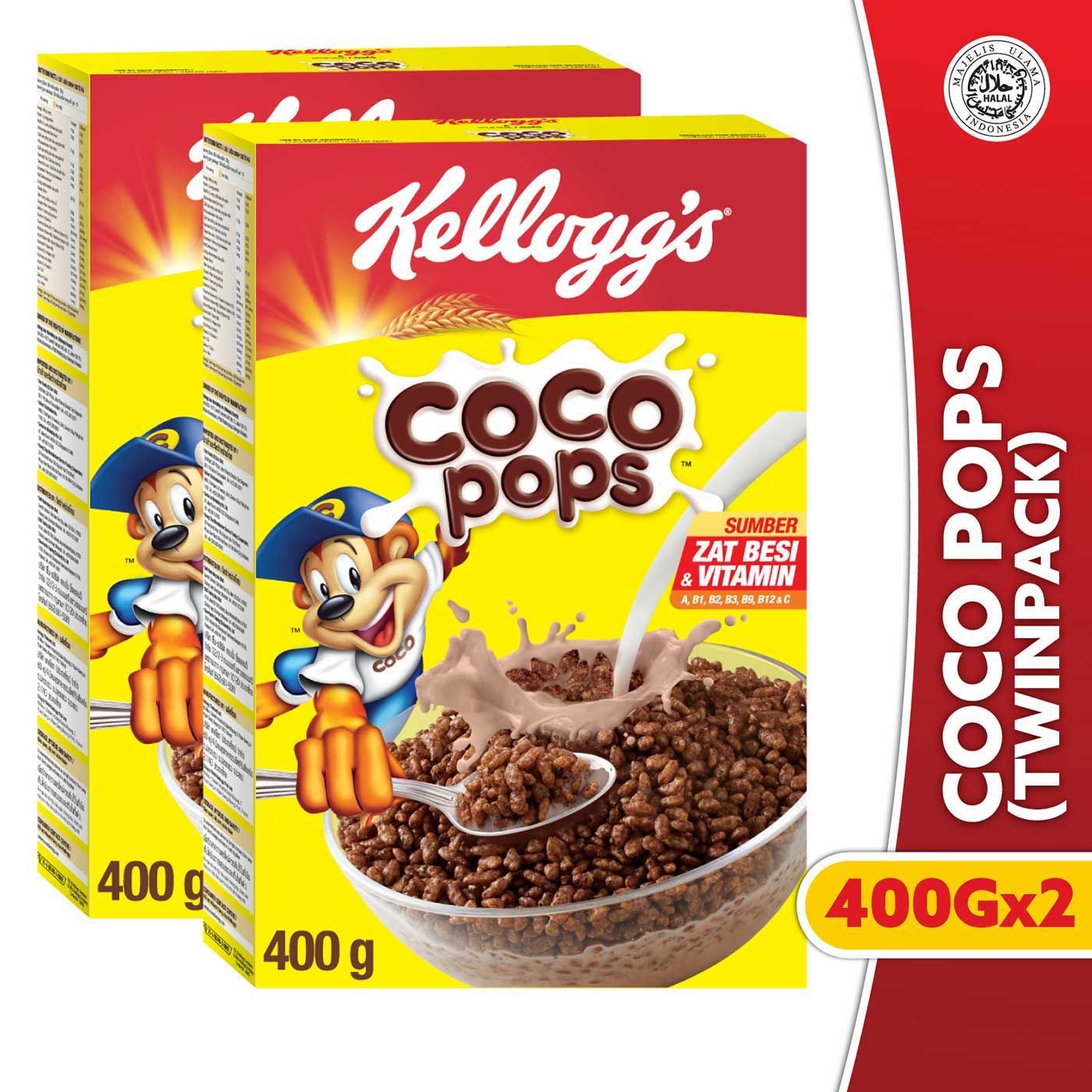 [SPECIAL BUNDLE] Kelloggs Coco Pops 400g x 2pcs - 1