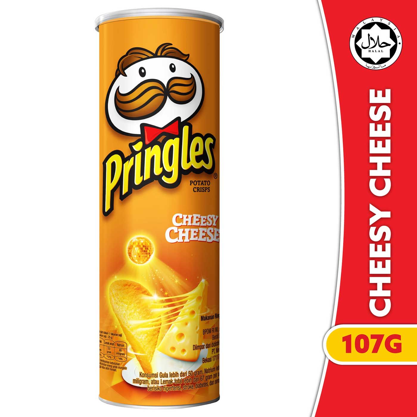 [BUNDLE 2pcs] Pringles Cheesy Cheese 107gr - 2