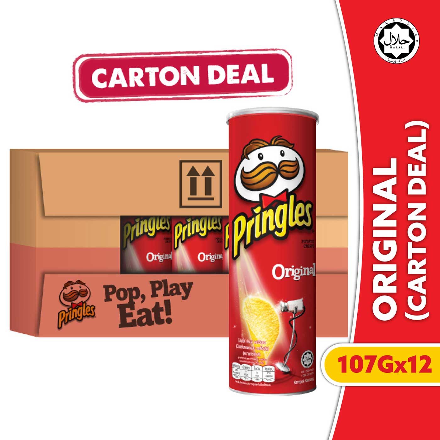 [CARTON DEALS] Pringles Original 107gr (12 Pcs) - 1