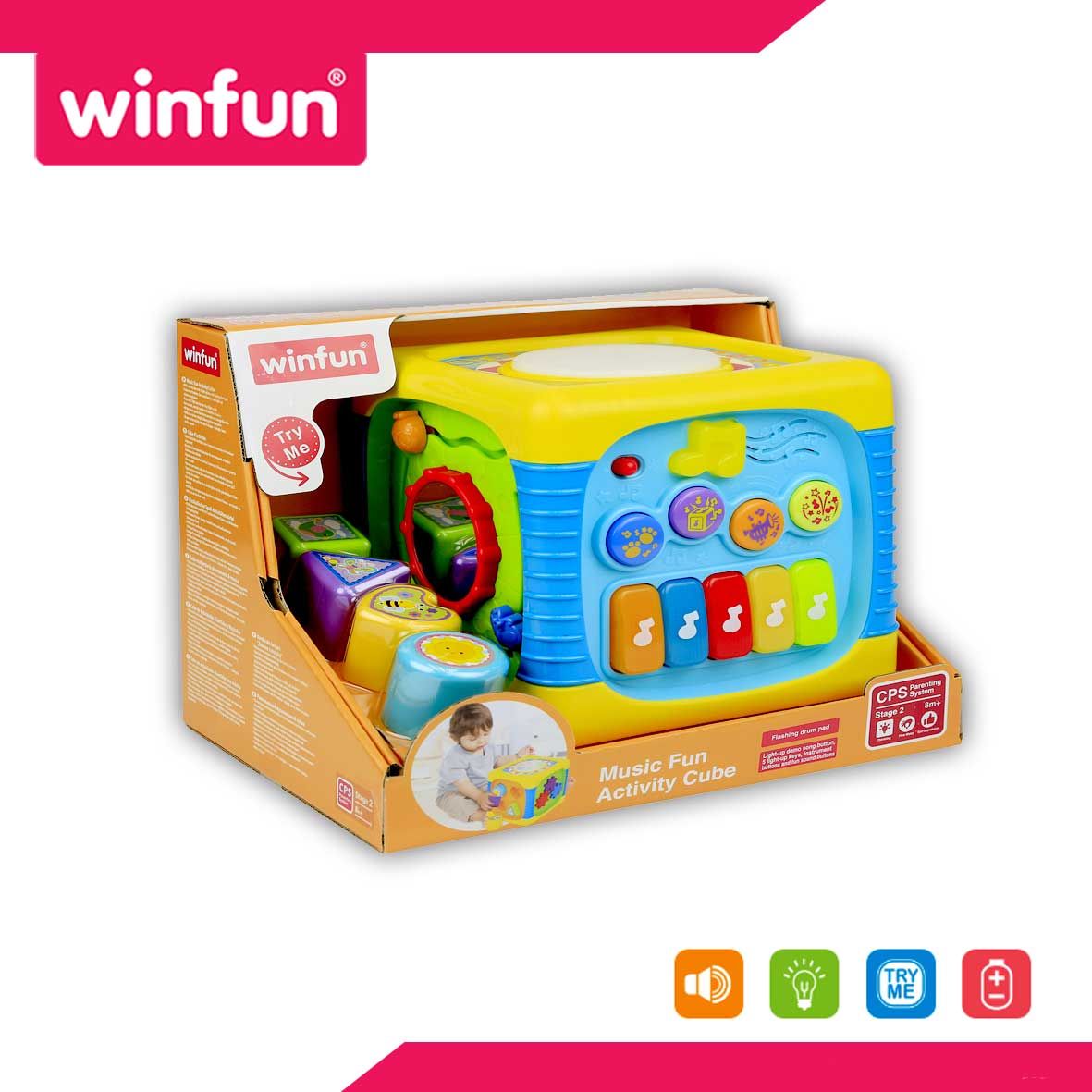 Winfun Music Fun Activity Cube - W000741 - 1