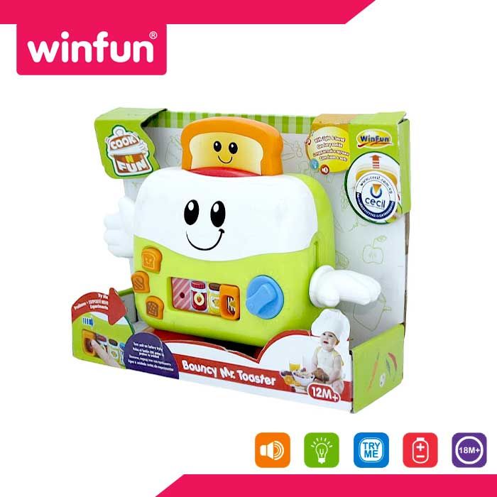 Winfun Bouncy Mr. Toaster - W000753 - 1