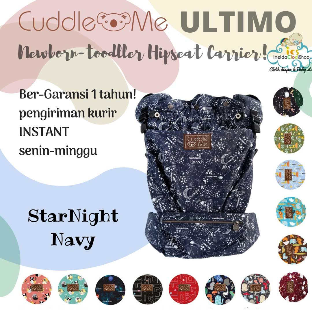 CuddleMe Ultimo M Shape Hipseat Carrier - StarNight Navy - 1