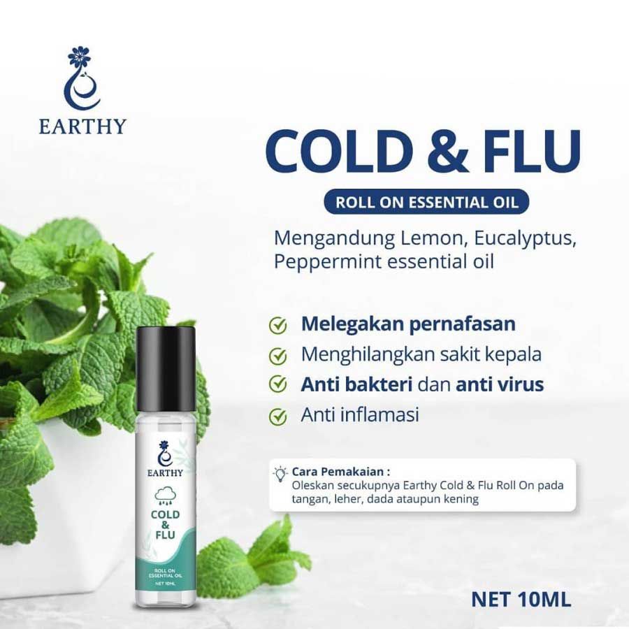 Earthy Essential Oil Cold & Flu - 1