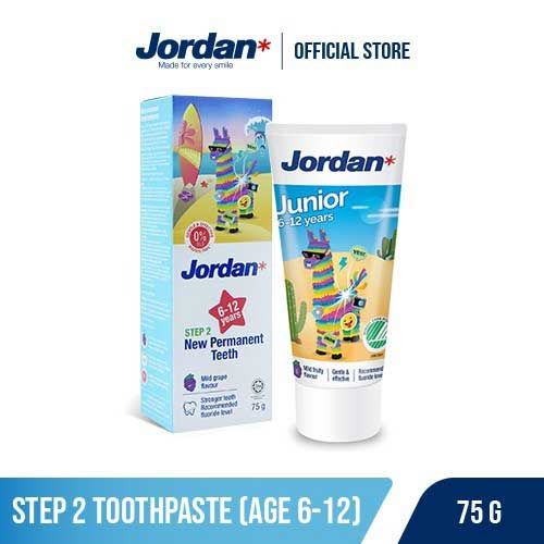 Jordan Oral Care Kids Toothpaste Step 2 - 1