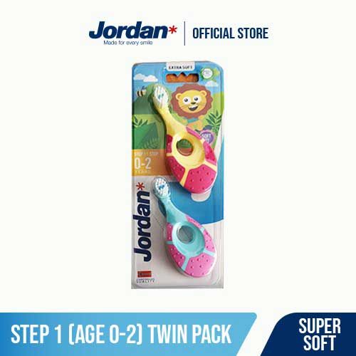 Jordan Oral Care Kids Step 1 Twin Super Soft - 1