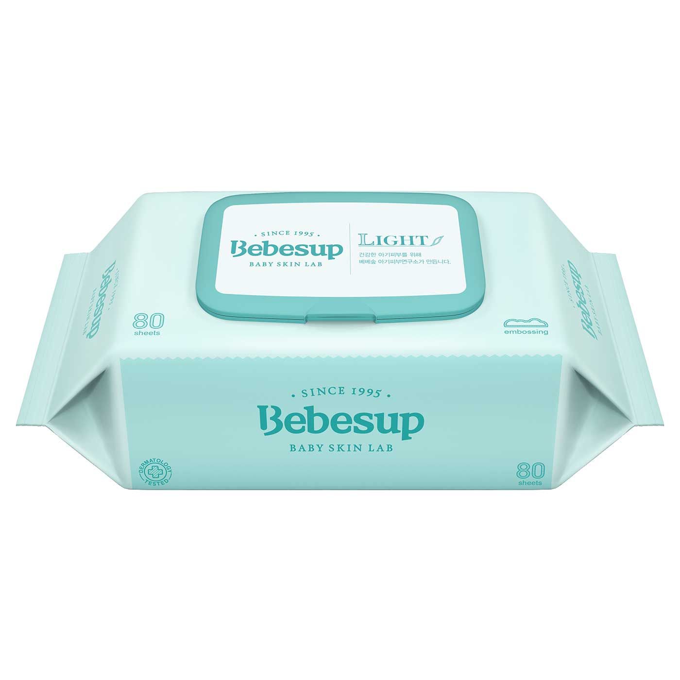 Bebesup Baby Wipes - Light 80s - 4