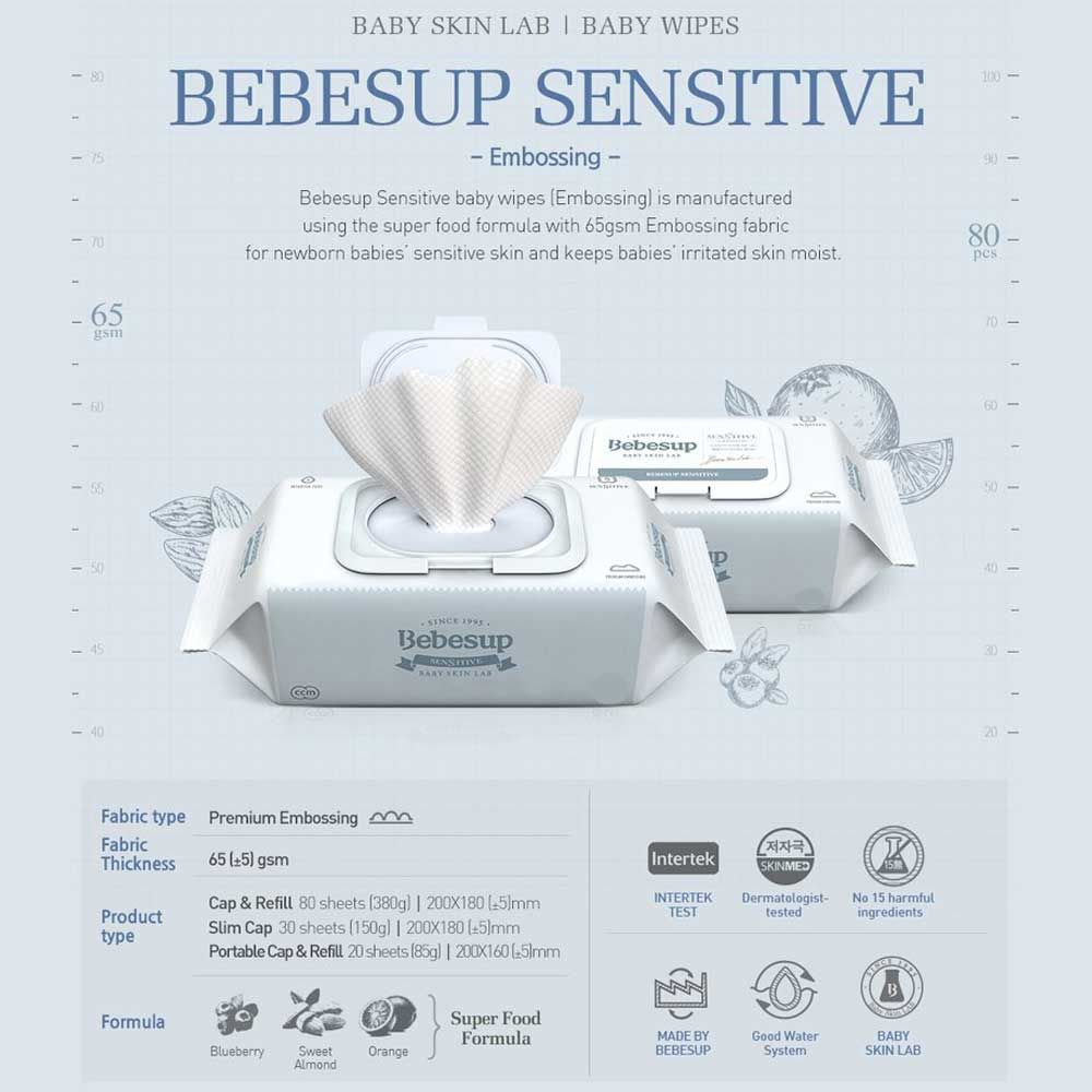 Bebesup Baby Wipes - Sensitive 36s - 3