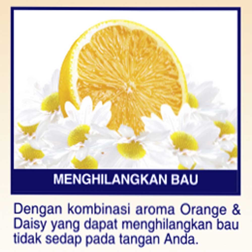 Sos Hand Soap Fragrance Anti Bacterial Orange Floral 300 Ml - 3