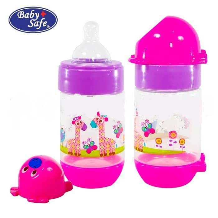 Baby Safe Feeding Bottle 125ml AP003 - Jerapah Ungu - 1