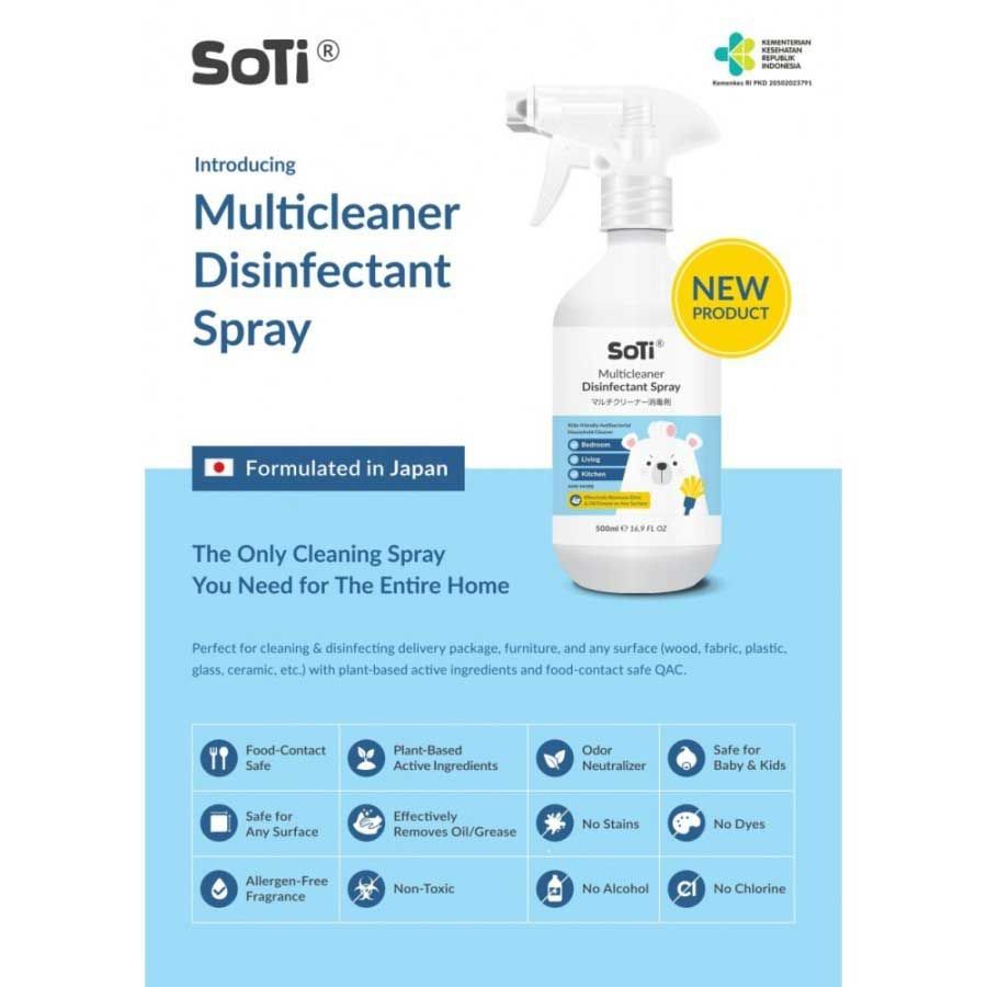 Soti Disinfectant Spray Disinfektan 500ml - 3