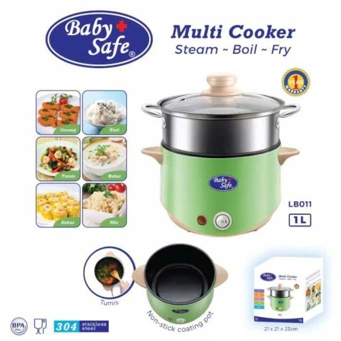 Babysafe Multi Cooker LB011 alat masak MPASI - 1