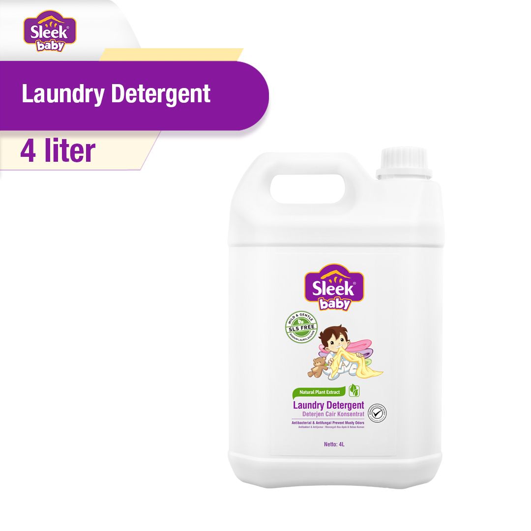 Sleek Baby Laundry Detergent Cair 4L - 1