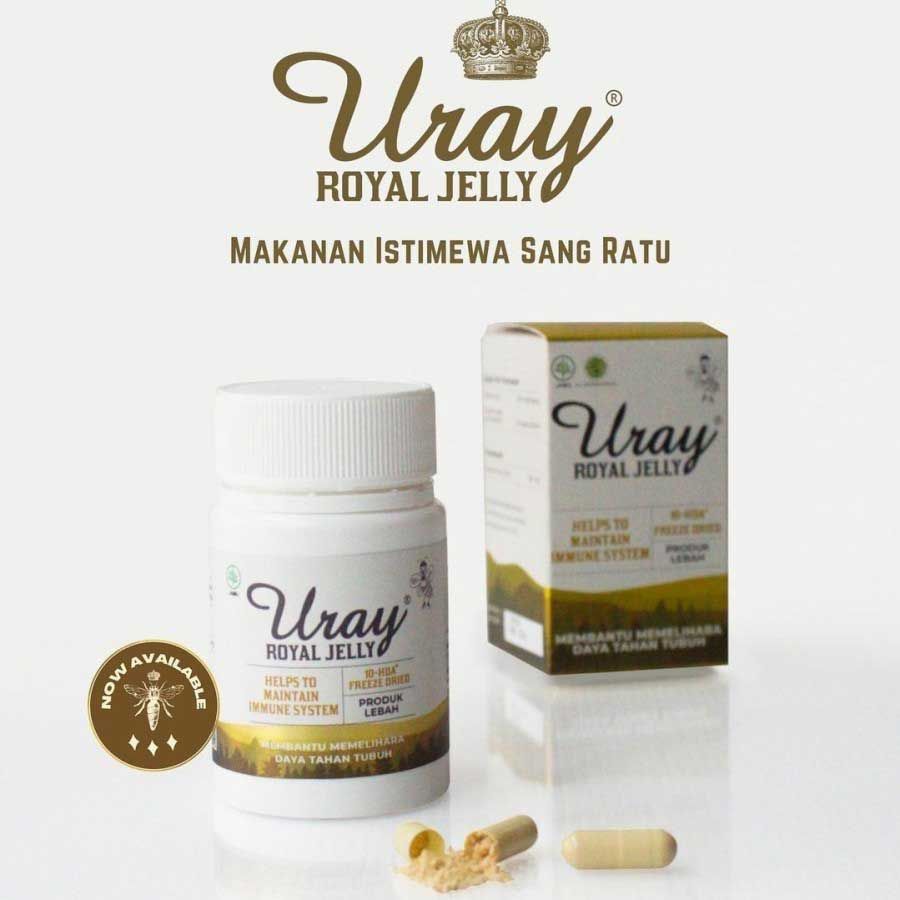 Madu Uray Royal Jelly Royal Jelly Murni 30 Kapsul - 1