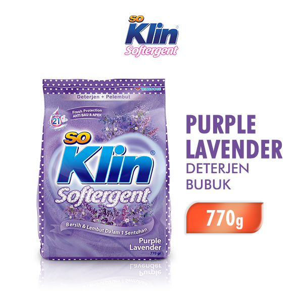 So Klin Powdet Softergent Purple Bag 770gr - 1
